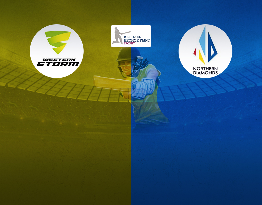 Match 32 of rachael heyhoe flint trophy, 2024: western storm vs northern diamonds banner