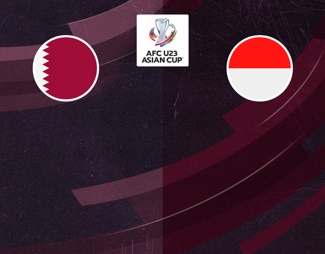 Match #2 of afc u23 asia cup qatar 2024 banner