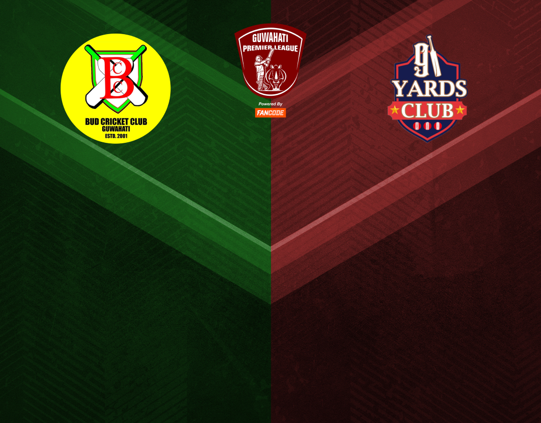 Match 27 of guwahati premier league, 2024: bud cricket club vs 91 yards club banner