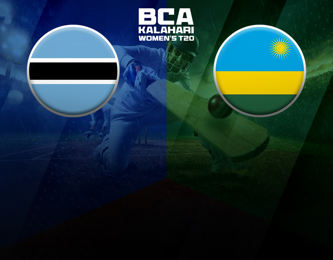 Match 11 of bca kalahari women's t20: botswana women vs rwanda women banner