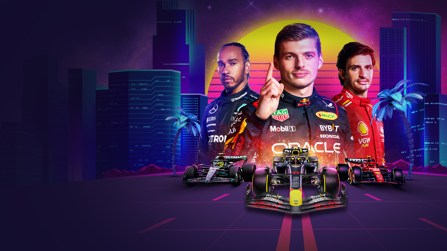 F1 crypto.Com miami grand prix 2024 formula 1 banner