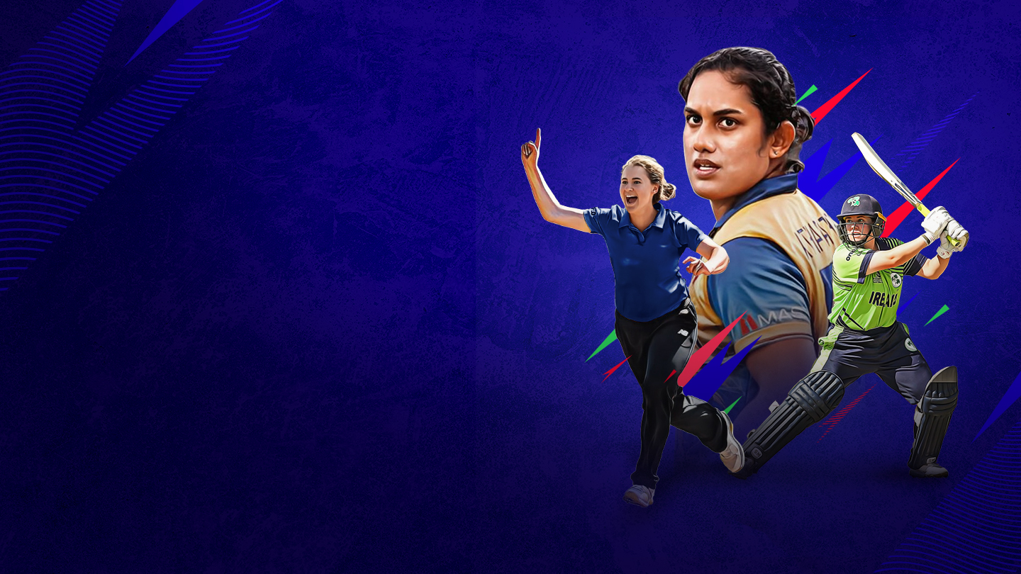 Icc women's t20 world cup qualifier, 2024 cricket banner
