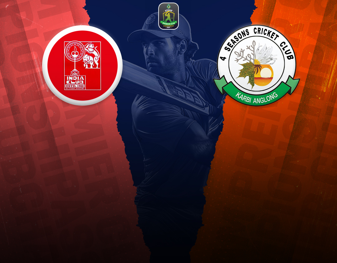 Match 25 of assam premier club championship, 2024: india club, silchar vs 4 season club, karbi anglong banner