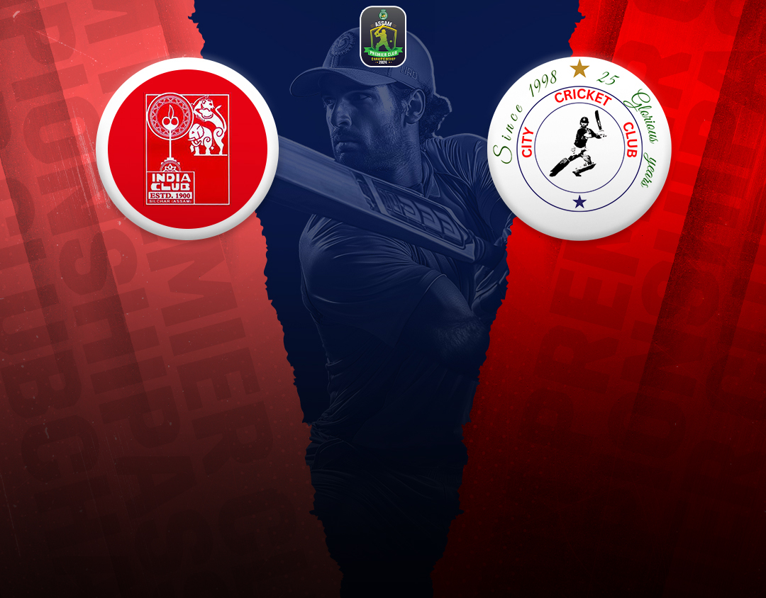 Match 7 of assam premier club championship, 2024: india club, silchar vs city cricket club banner