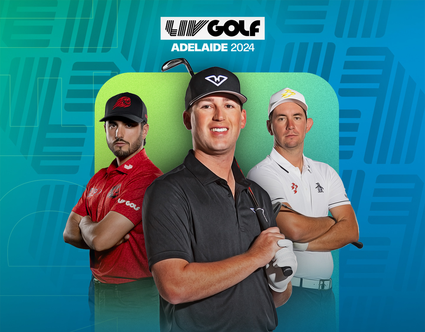 Day 1 of liv golf adelaide banner