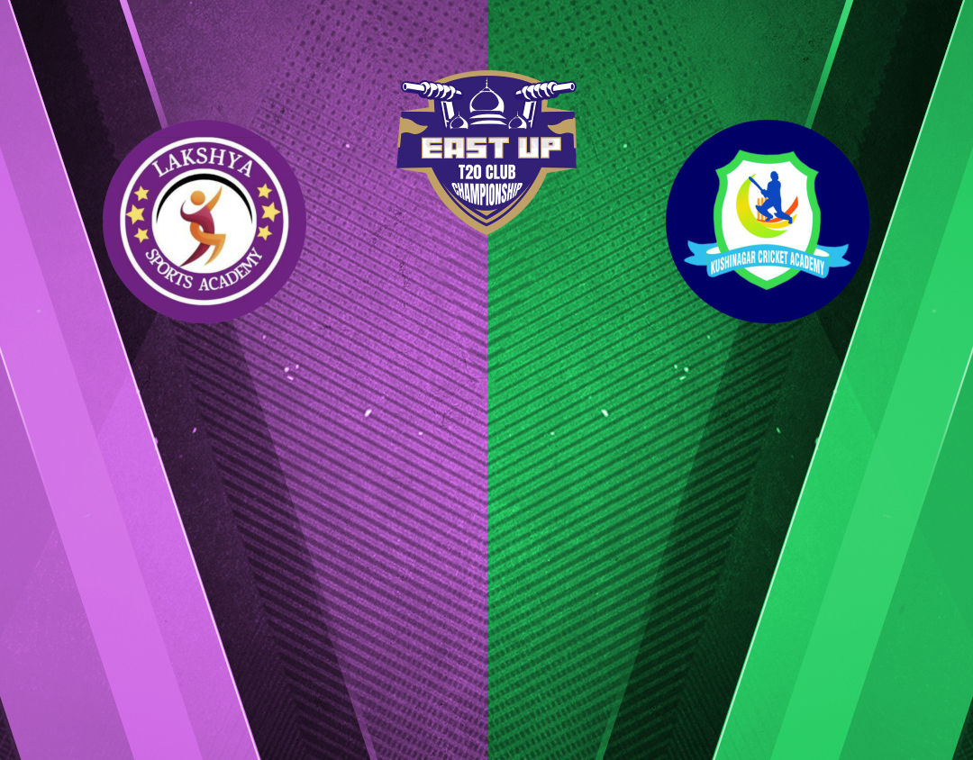 2nd semi-final of east up t20 club championships, 2024: lakshya club vs kushinagar club banner