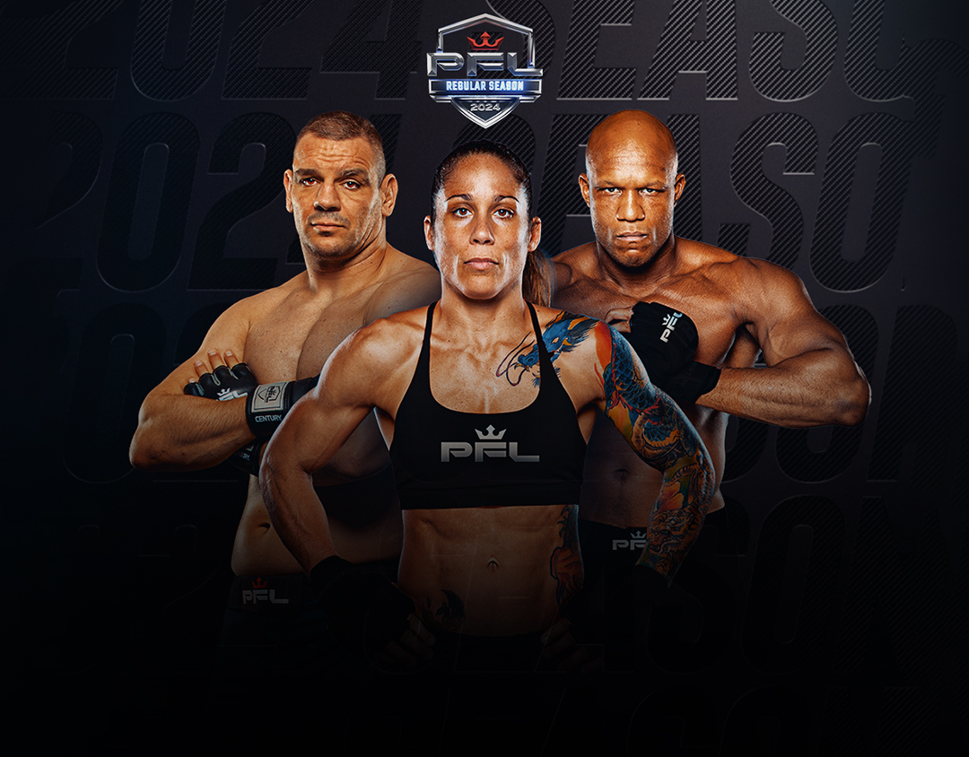 Heavyweights & women's flyweight of professional fighters league banner