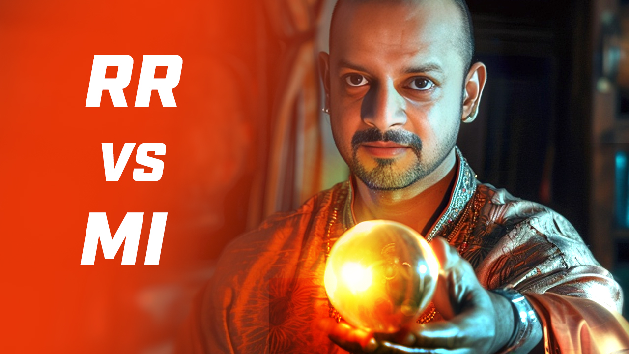 RR vs MI: Prediction time with Murali Kartik