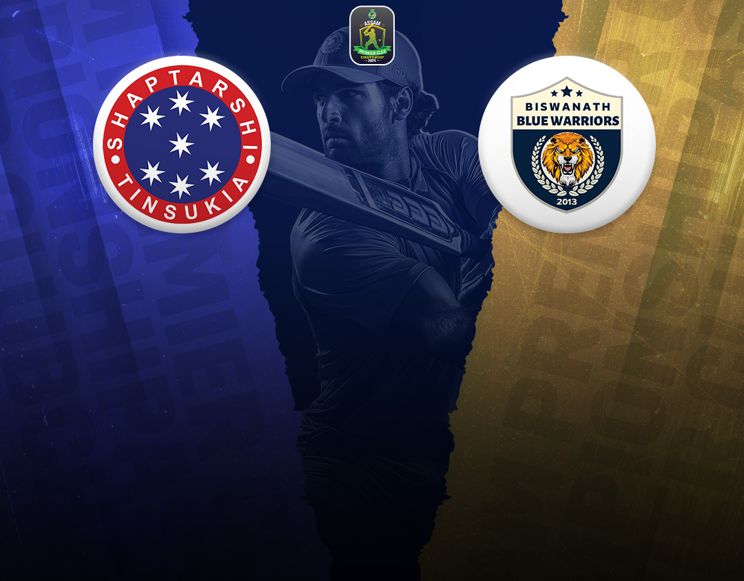Match 9 of assam premier club championship, 2024: saptarshi, tinsukia vs biswanath blue warriors banner