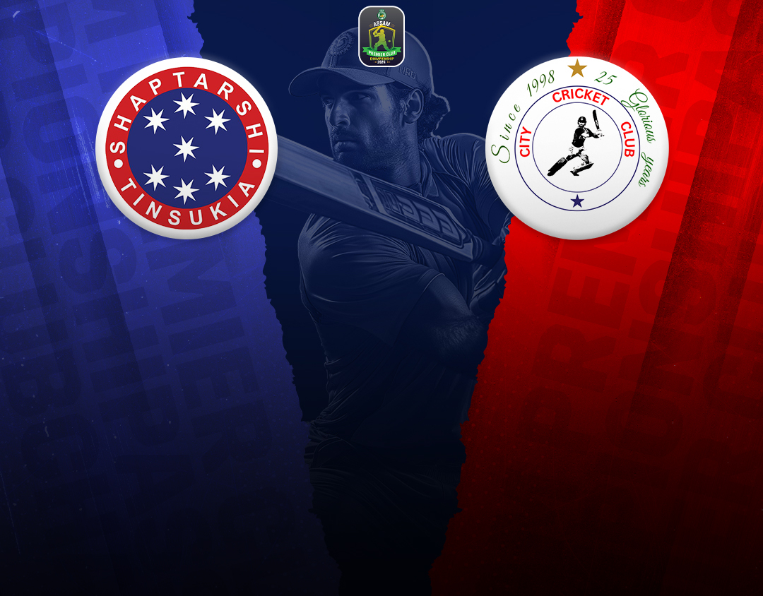 Match 11 of assam premier club championship, 2024: saptarshi, tinsukia vs city cricket club banner