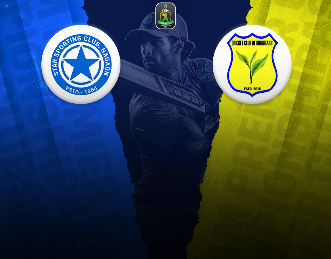 Match 6 of assam premier club championship, 2024: star sporting club, nagaon vs cricket club of dibrugarh banner