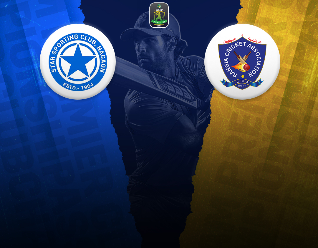 Match 30 of assam premier club championship, 2024: star sporting club, nagaon vs rangia cricket association banner