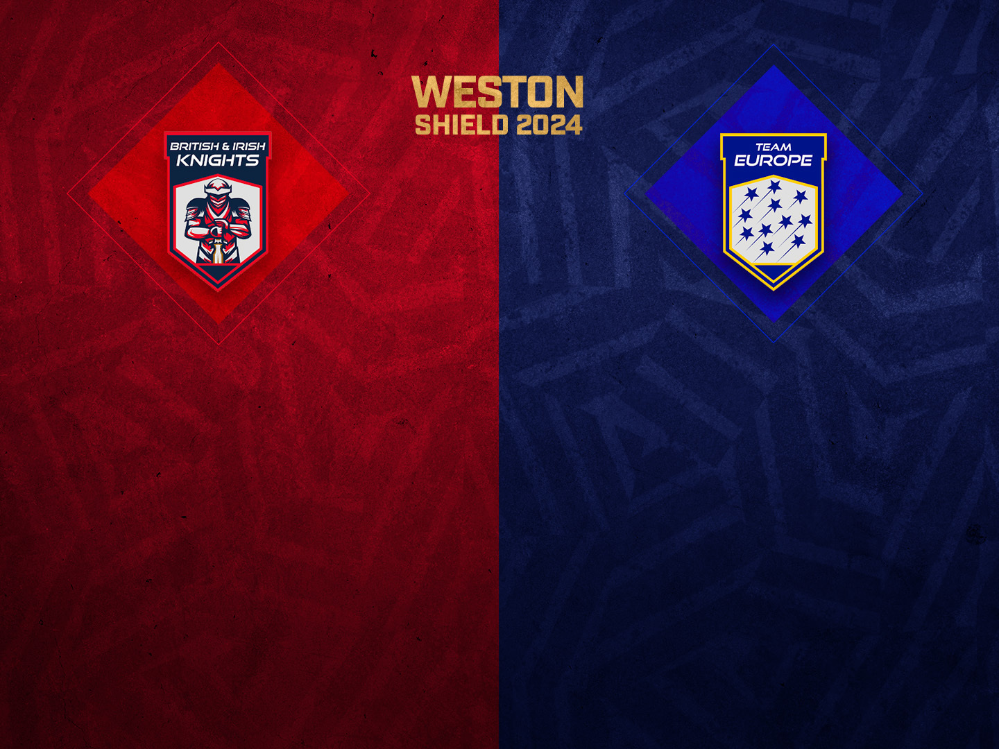 Match 6 of weston shield, 2024: british and irish knights vs team europe banner