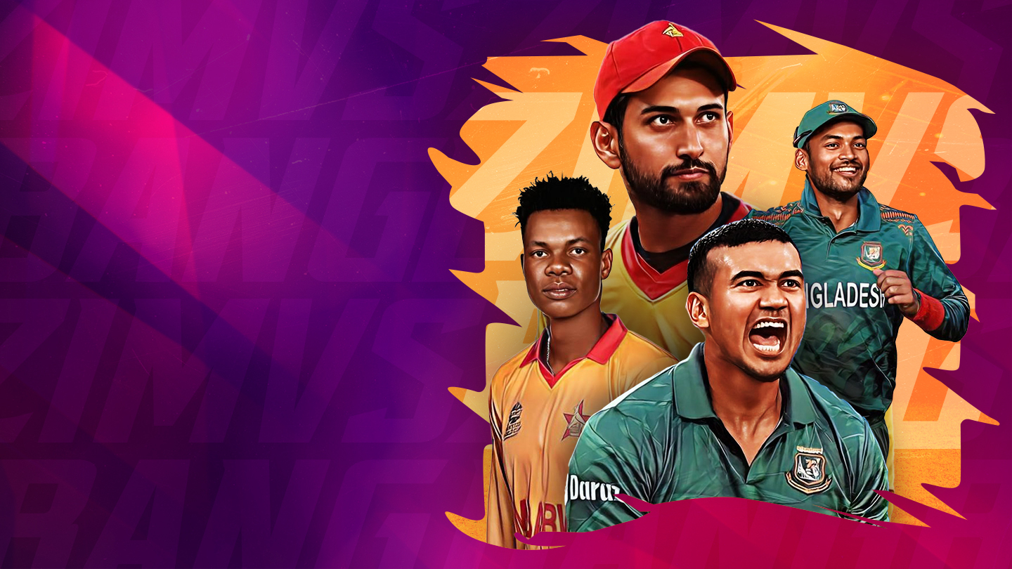 Zimbabwe tour of bangladesh, 2024 cricket banner