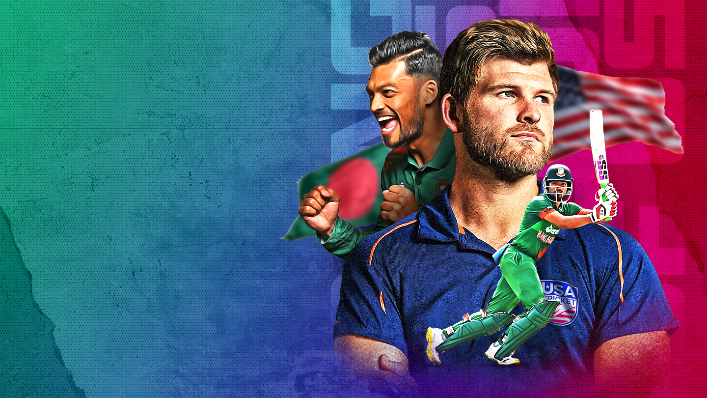 Bangladesh tour of usa, 2024 cricket banner
