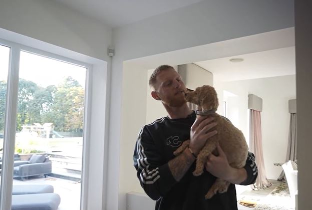poster url for Episode 1: Meet Ben Stokes's dog Shelby