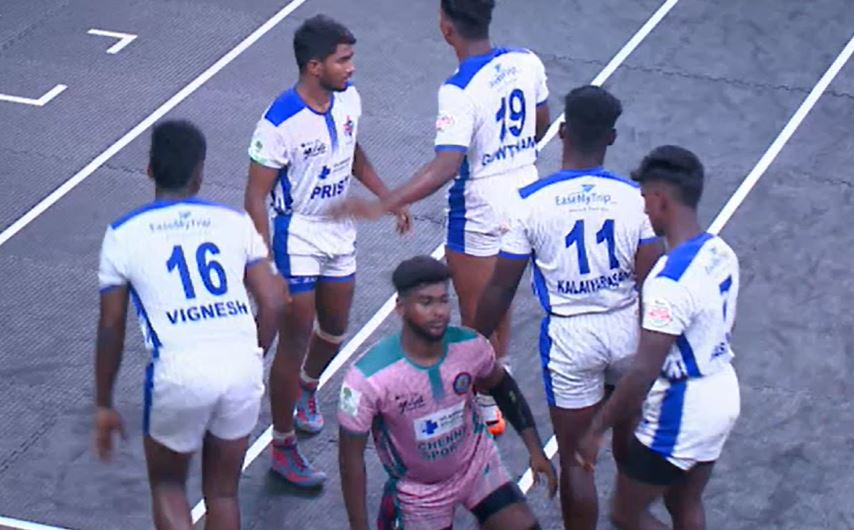 PRIST University humble Chennai Sports 39-33