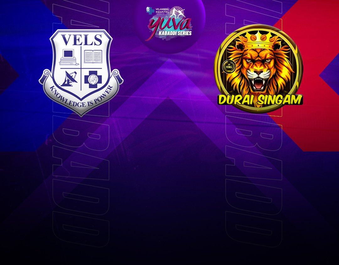Match #100 of velammal yuva kabaddi- tamil nadu clubs banner