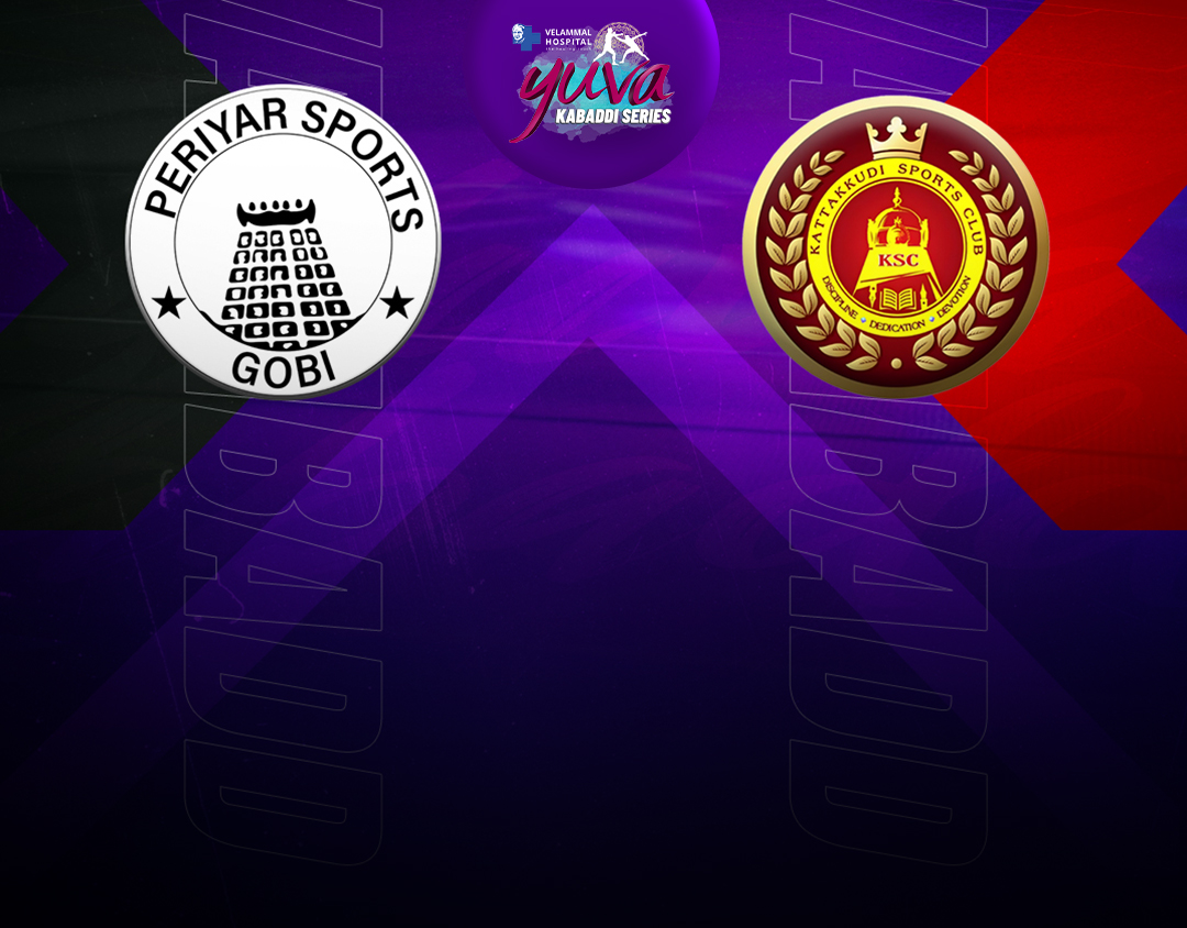 Match #102 of velammal yuva kabaddi- tamil nadu clubs banner