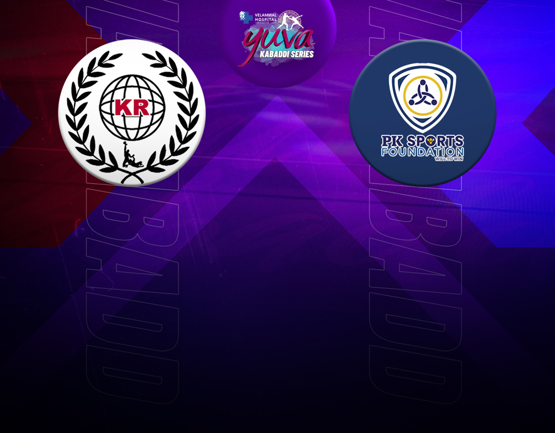 Match #102 of velammal yuva kabaddi- tamil nadu clubs banner