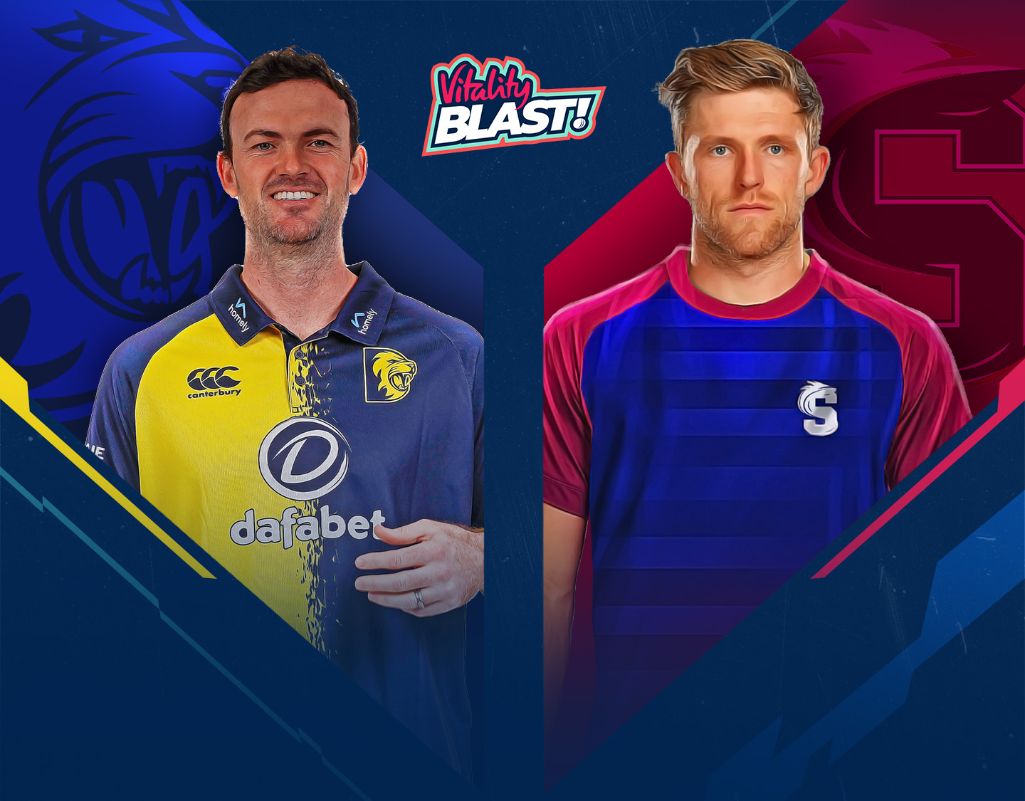 Match #105 of vitality blast t20, 2024: durham vs northamptonshire banner