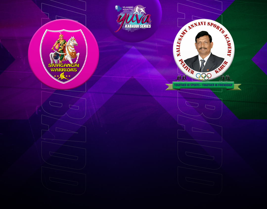 Match #114 of velammal yuva kabaddi- tamil nadu clubs banner