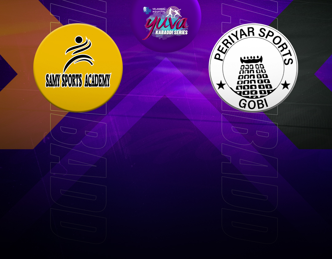 Match #34 of velammal yuva kabaddi- tamil nadu clubs banner