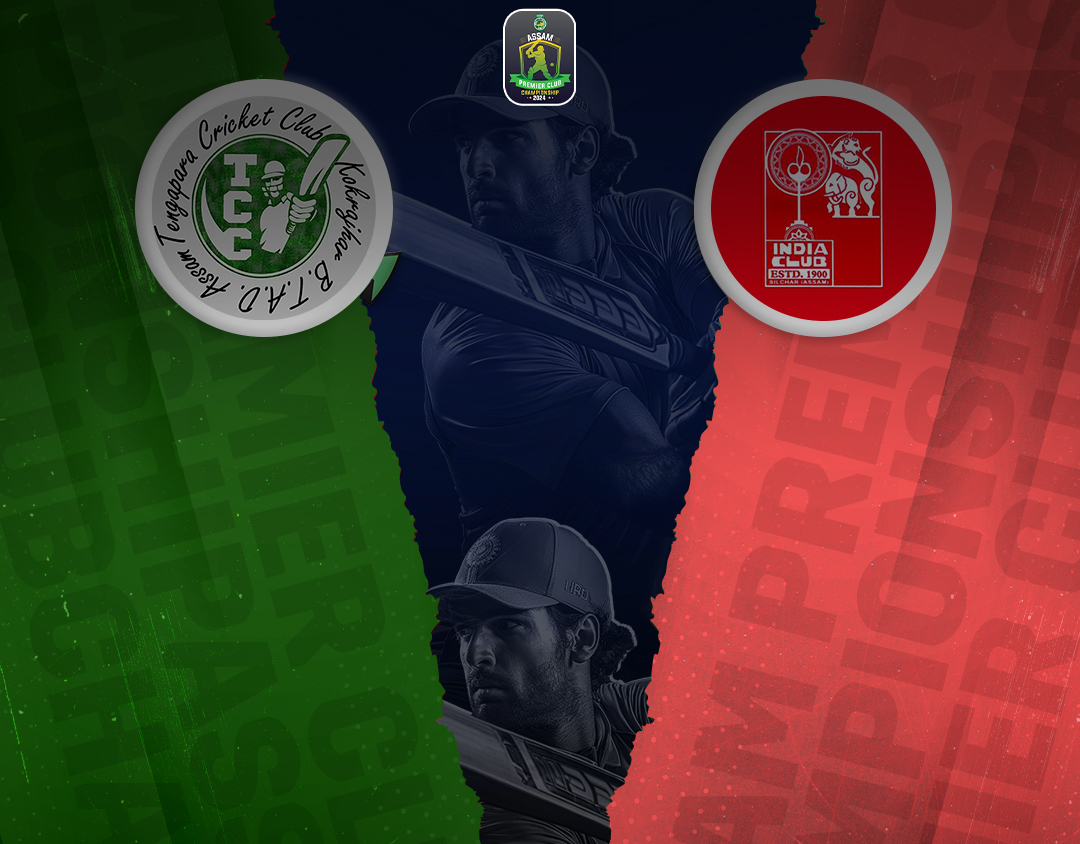 Match #34 of assam premier club championship, 2024: tengapara c.C, kokrajhar vs india club, silchar banner