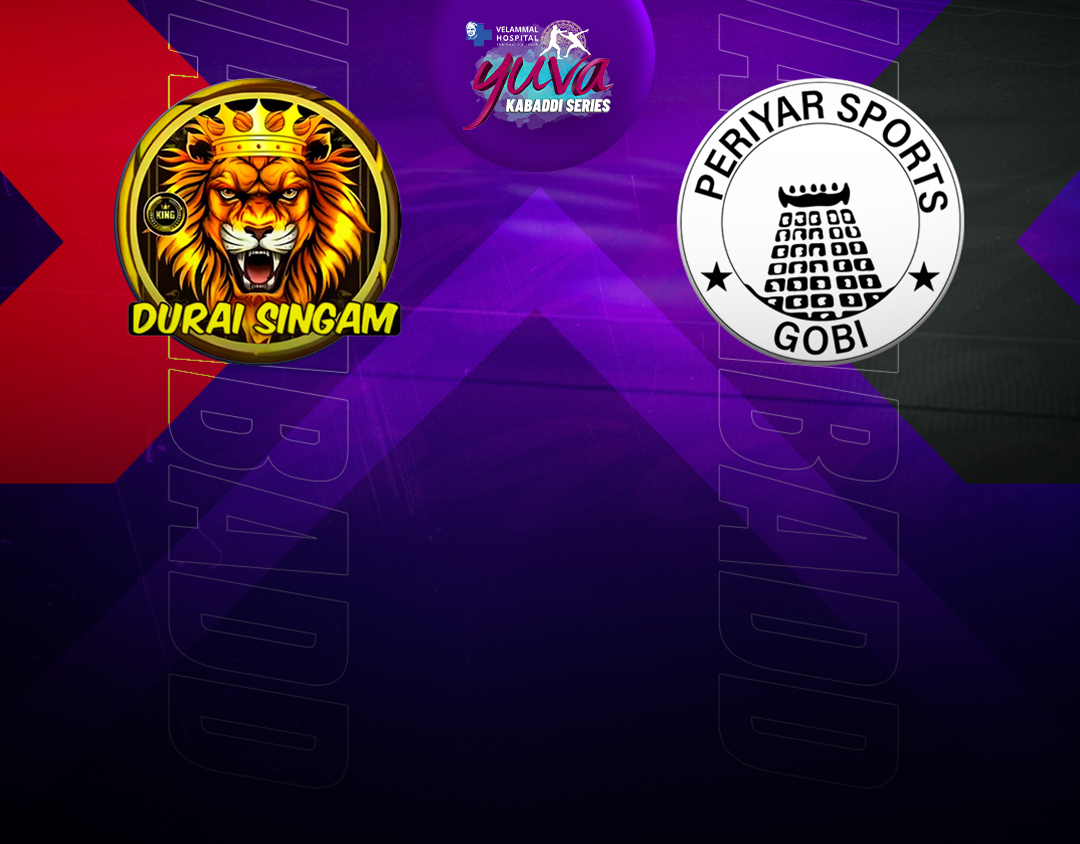 Match #42 of velammal yuva kabaddi- tamil nadu clubs banner