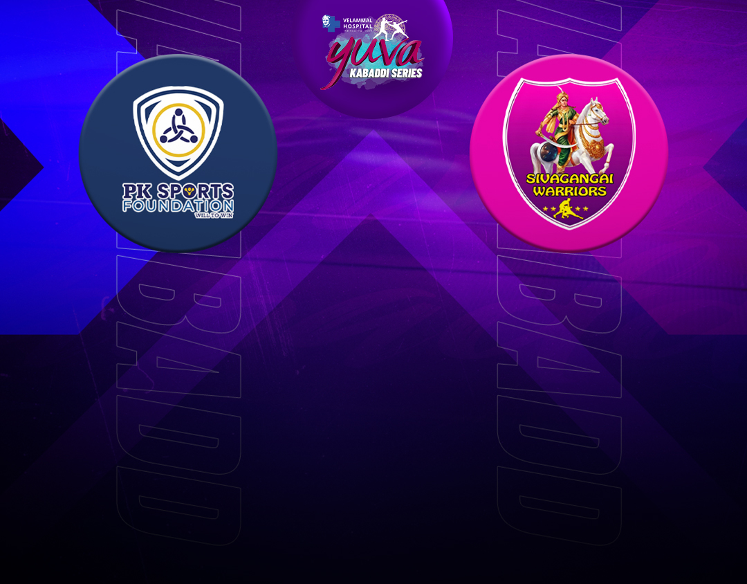 Match #43 of velammal yuva kabaddi- tamil nadu clubs banner