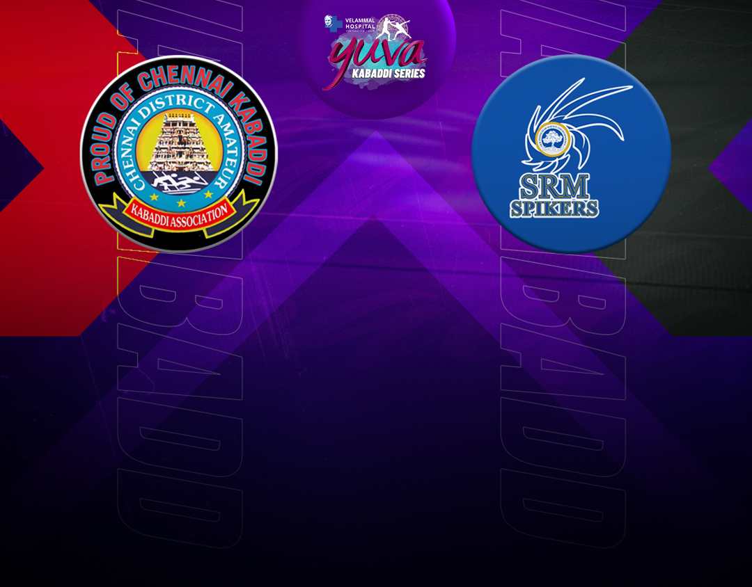 Match #45 of velammal yuva kabaddi- tamil nadu clubs banner