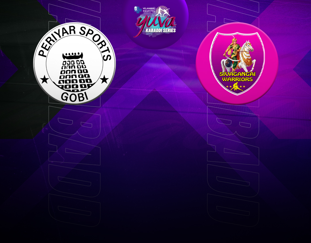 Match #52 of velammal yuva kabaddi- tamil nadu clubs banner