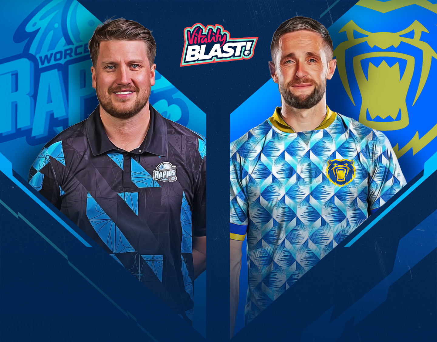 Match #65 of vitality blast t20, 2024: worcestershire vs warwickshire banner