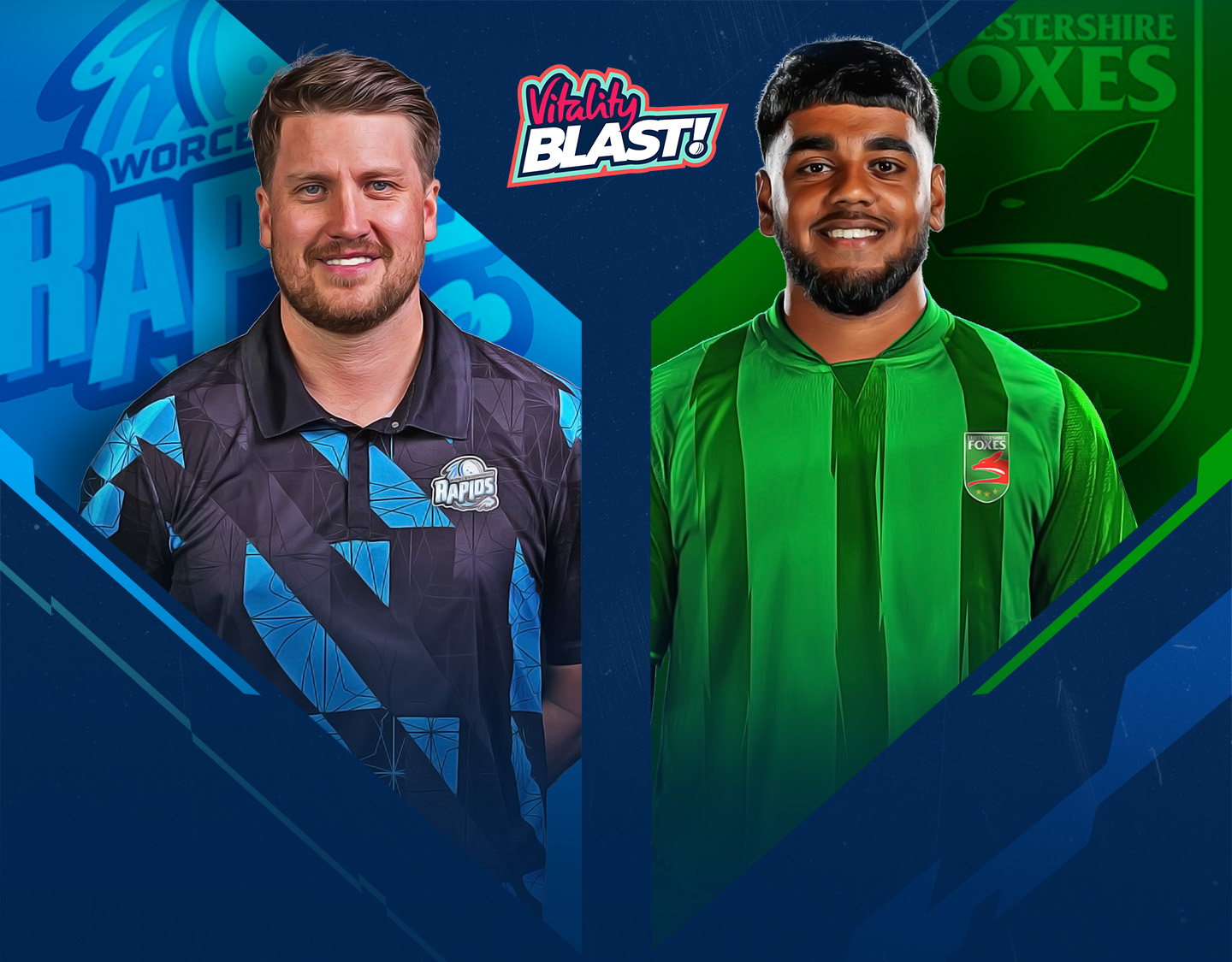 Match #92 of vitality blast t20, 2024: worcestershire vs leicestershire banner