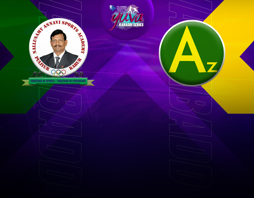 Match #17 of velammal yuva kabaddi- tamil nadu clubs banner