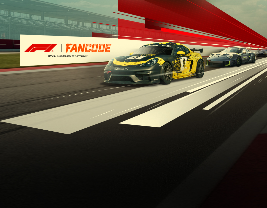 Porsche mobil 1 supercup motorsports match card