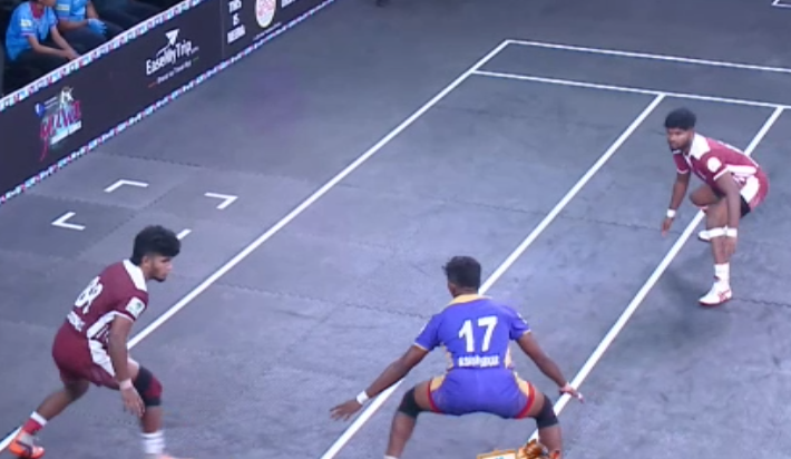 N. A. Academy edge past Vels University 29-22