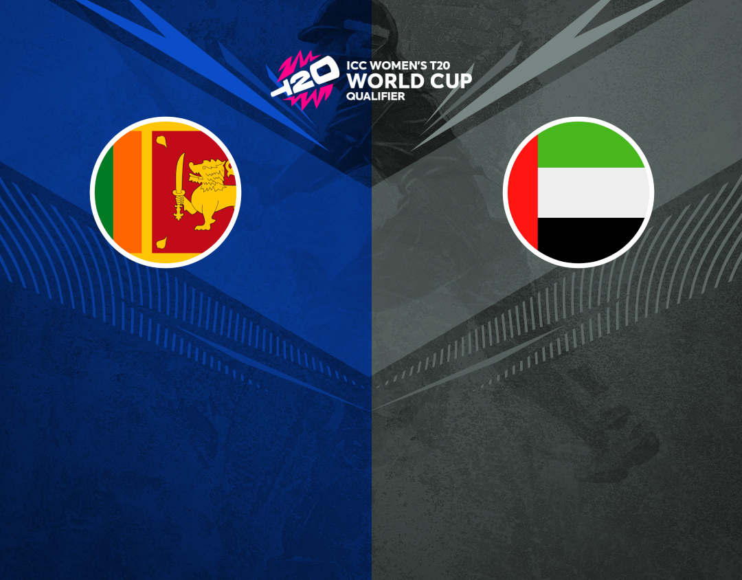 2nd semi-final of icc women's t20 world cup qualifier, 2024: sri lanka women vs united arab emirates women banner