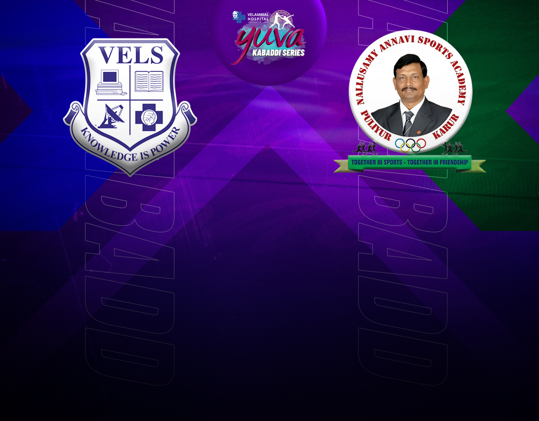 Match #67 of velammal yuva kabaddi- tamil nadu clubs banner
