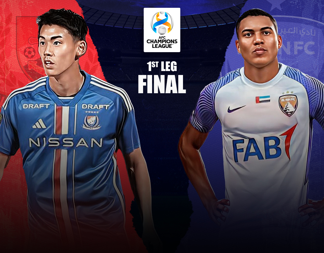 Final - leg 1 of afc champions league banner