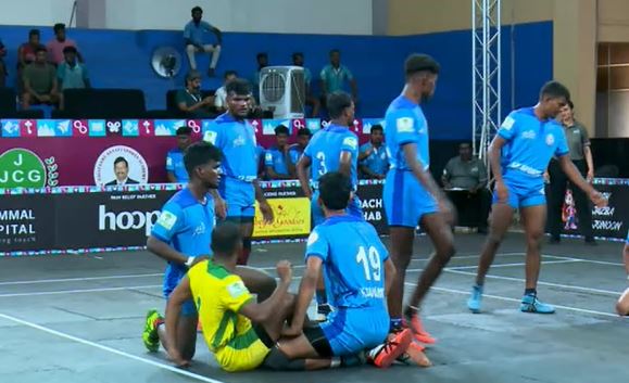 KR Sports give Jegan a tough time