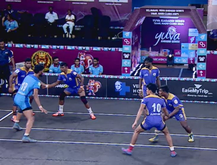 12 Raid Points! M.Dhanasekar lights up for N.A. Academy