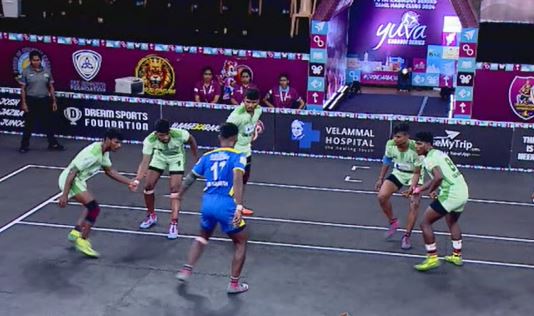 38-25! Samy Academy sizzles against Sivagangai Warriors