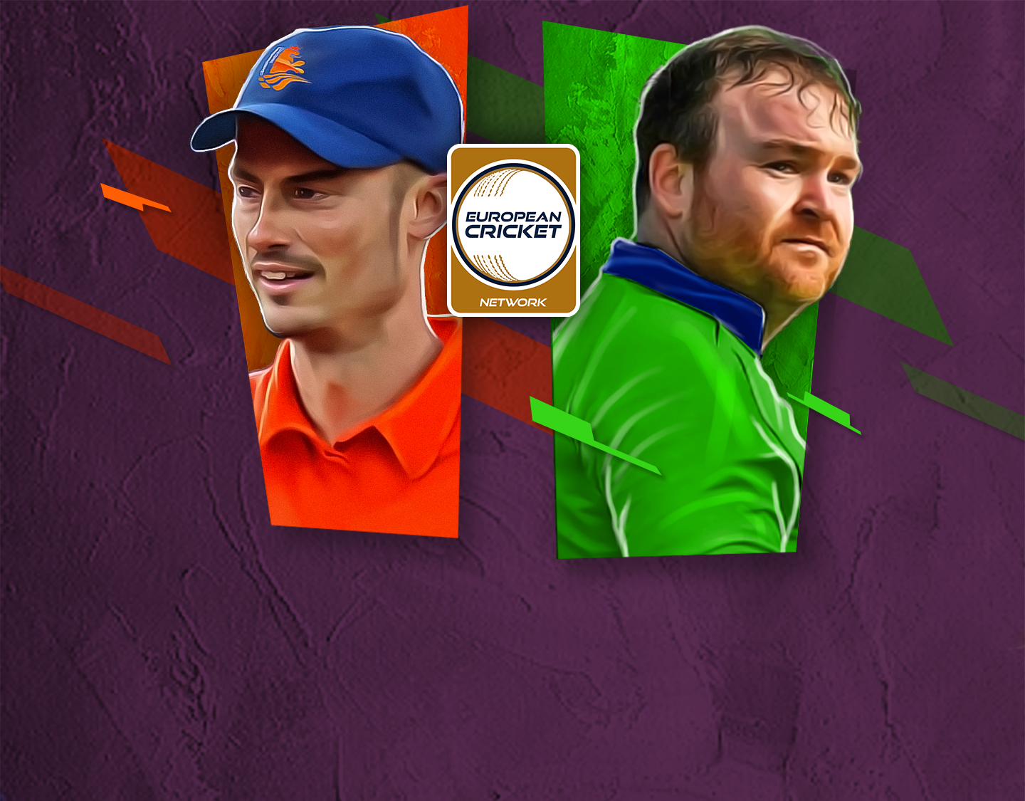 Match 2 of ecn netherlands t20i tri-series, 2024: netherlands vs ireland banner