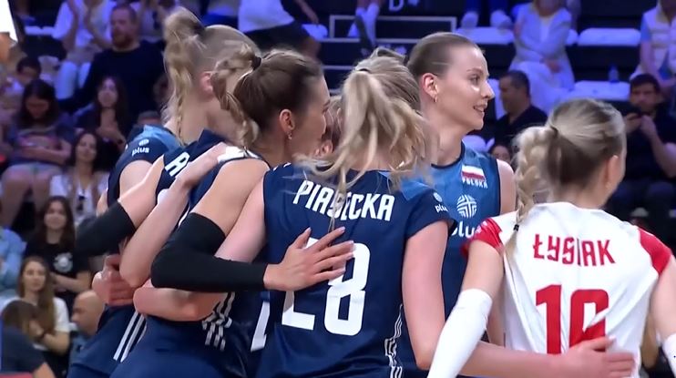 M16: Poland 3-0 France | Women’s VNL 2024