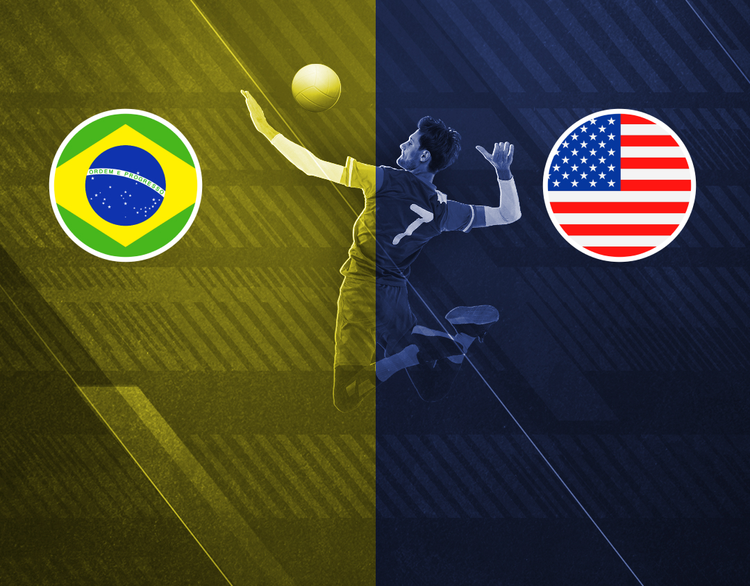 Match #81 of volleyball nations league men's banner