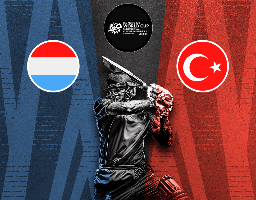 Match 11 of icc t20 world cup europe qualifier a, 2024: luxembourg vs turkiye banner