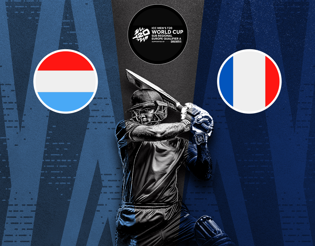 Match 14 of icc t20 world cup europe qualifier a, 2024: luxembourg vs france banner
