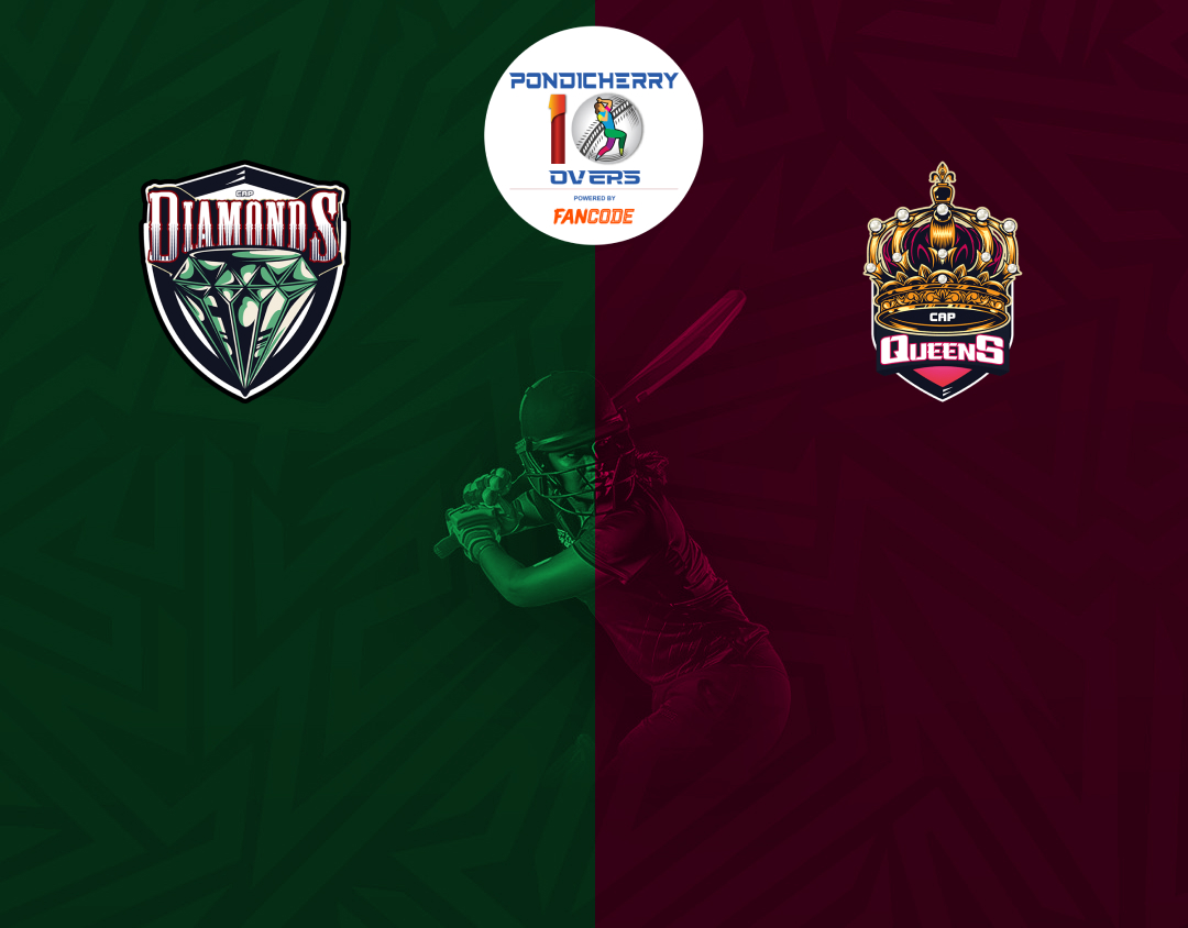 Match 6 of siechem pondicherry womens t10 tournament 2024: diamonds women vs queens women banner