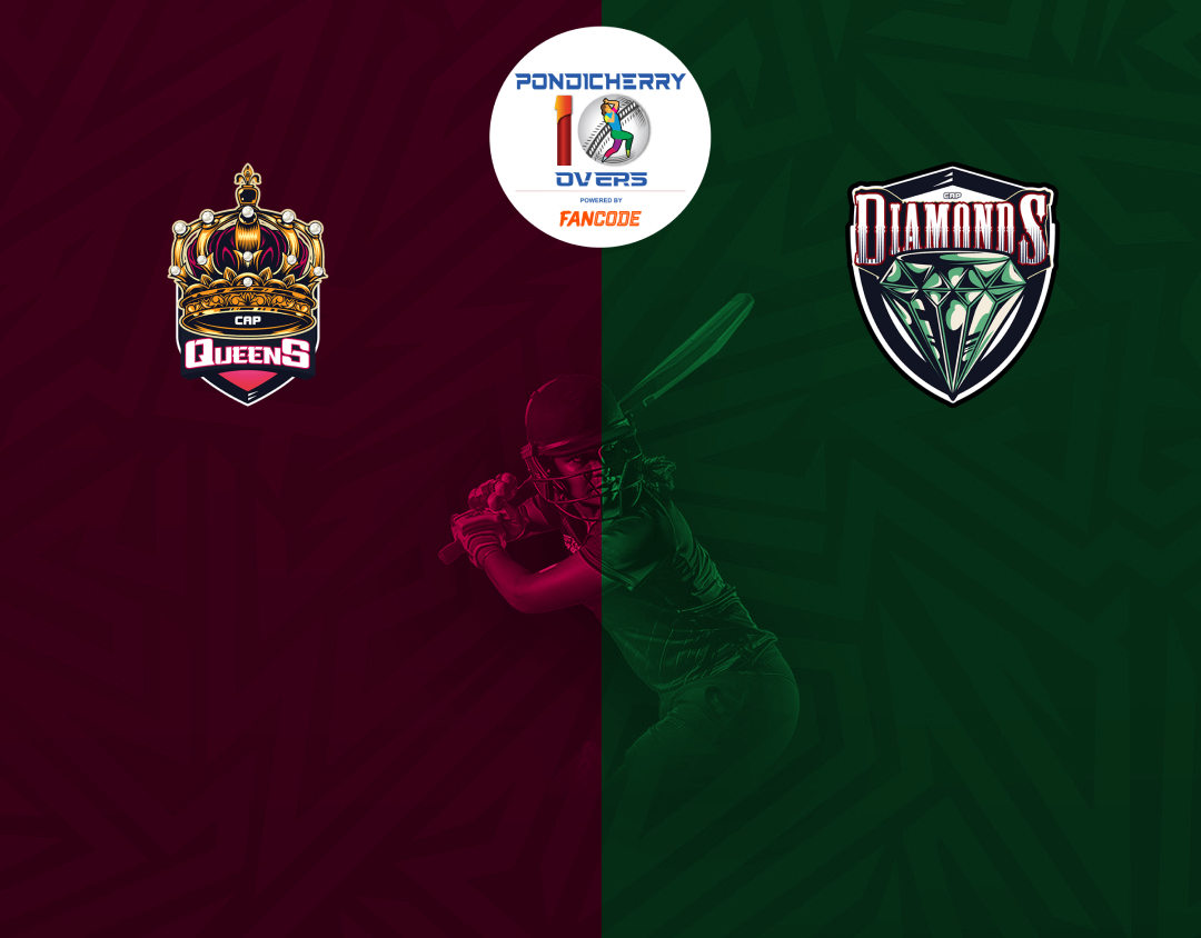 Match 7 of siechem pondicherry womens t10 tournament 2024: queens women vs diamonds women banner